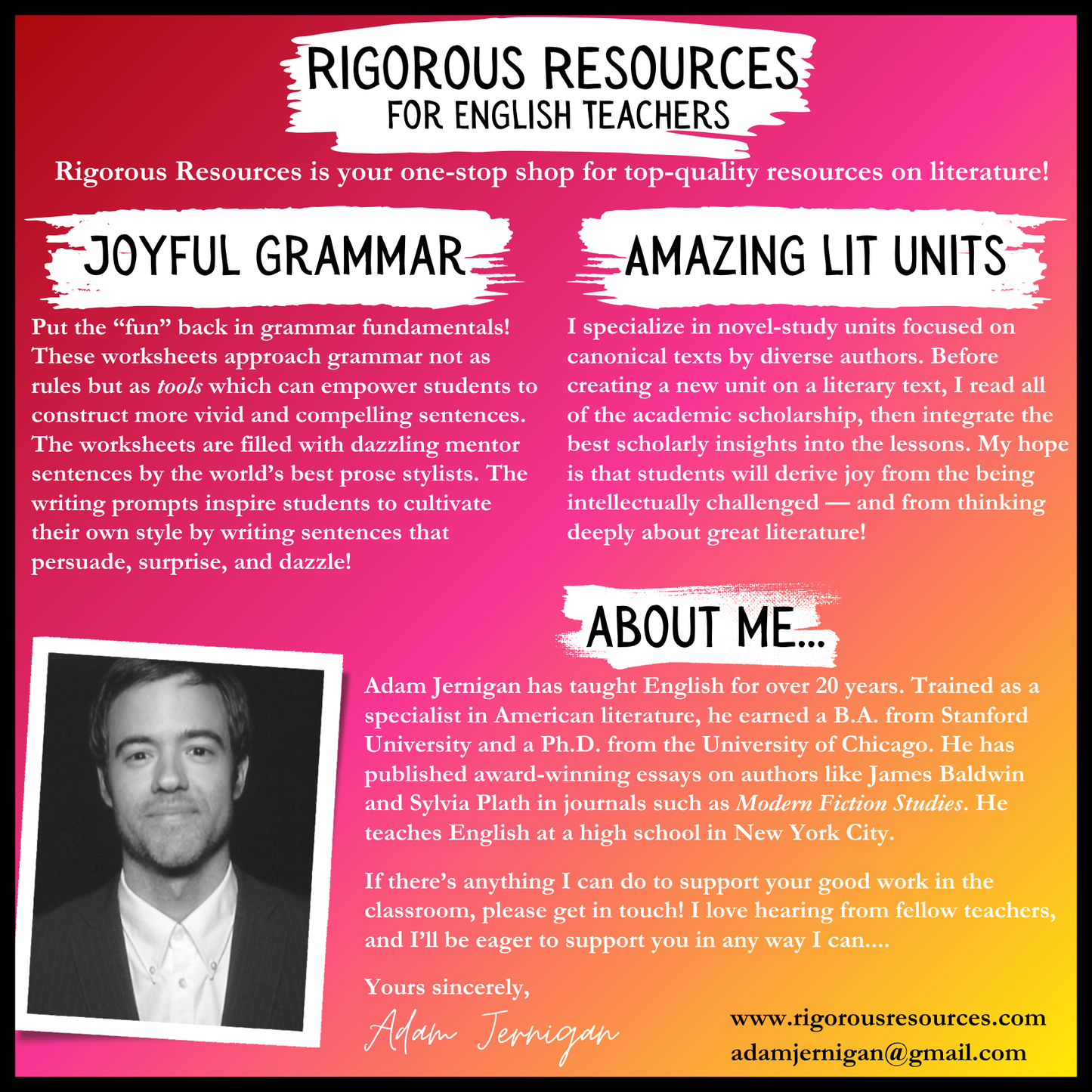 Grammar Worksheet Bundle | Grammar Exercises & Writing Prompts for High School English