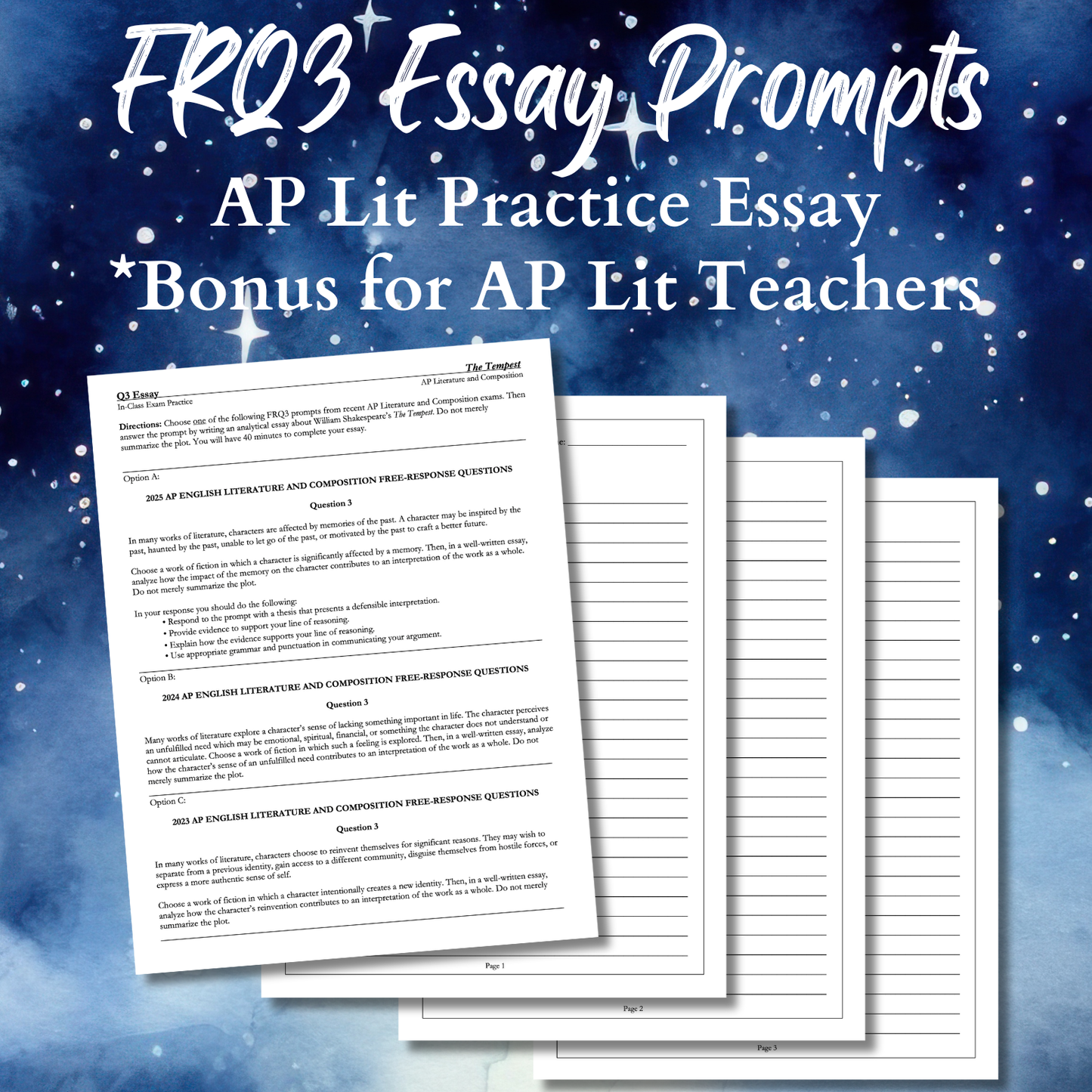 The Tempest | Complete Teaching Unit with Workbook & Answer Key