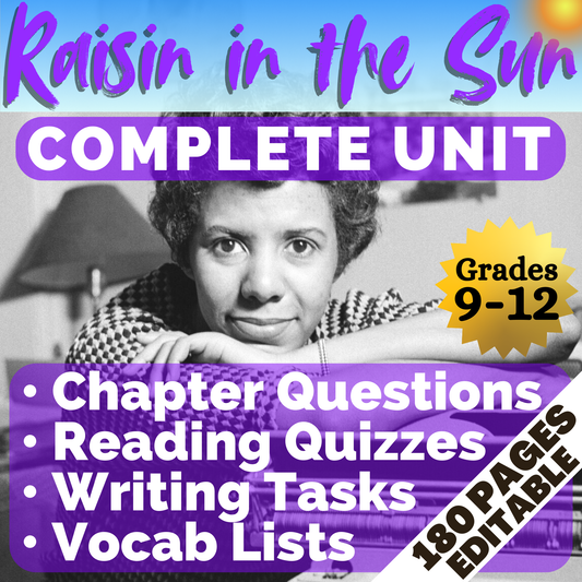 A Raisin in the Sun by Lorraine Hansberry | Complete Teaching Unit