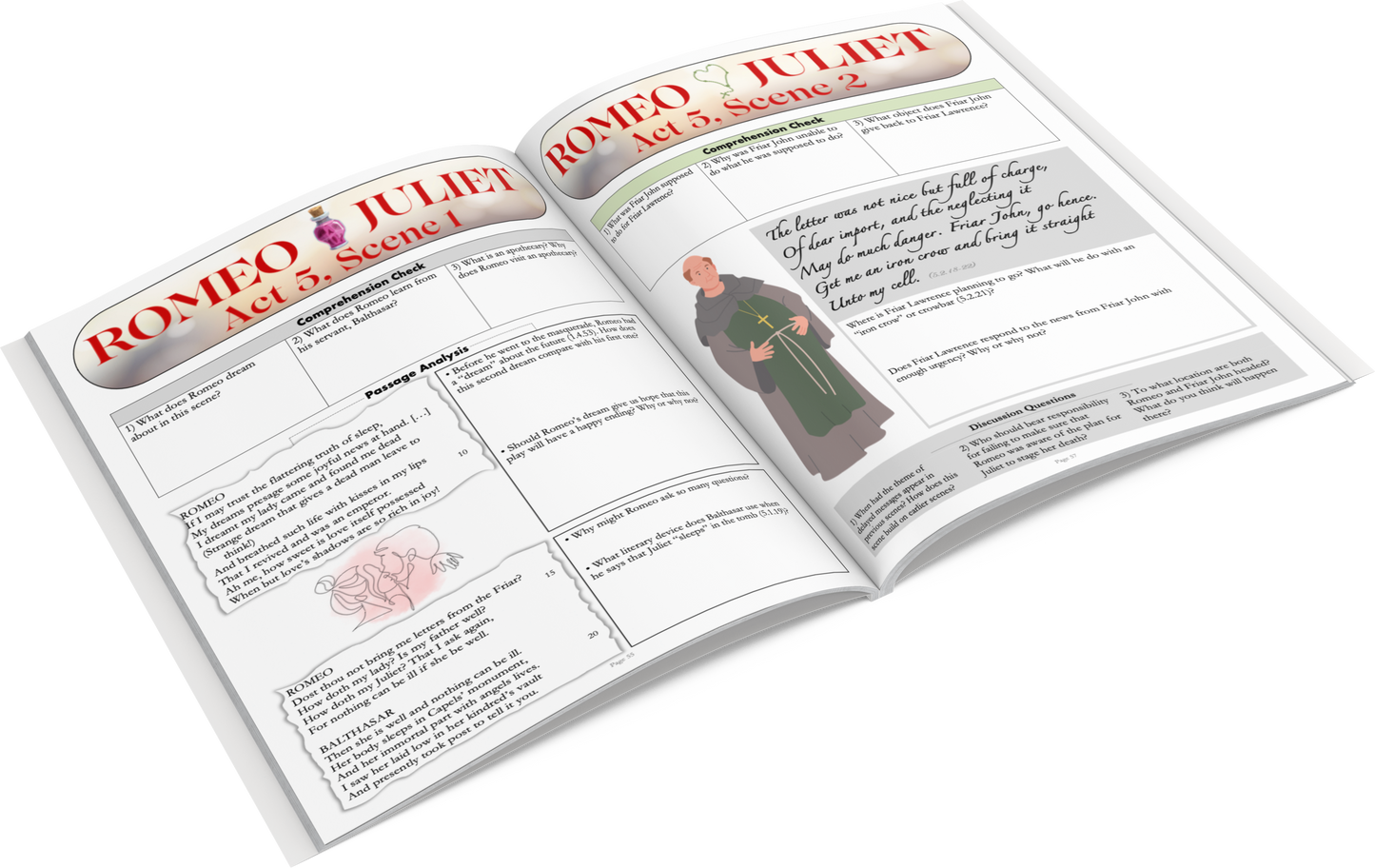 Romeo and Juliet | Complete Teaching Unit with Workbook & Answer Key