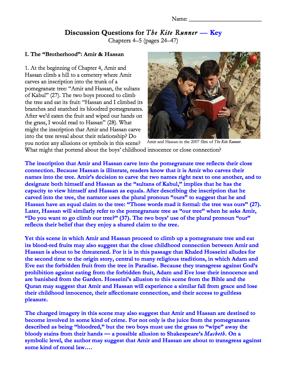 The Kite Runner by Khaled Hosseini | Complete Teaching Unit