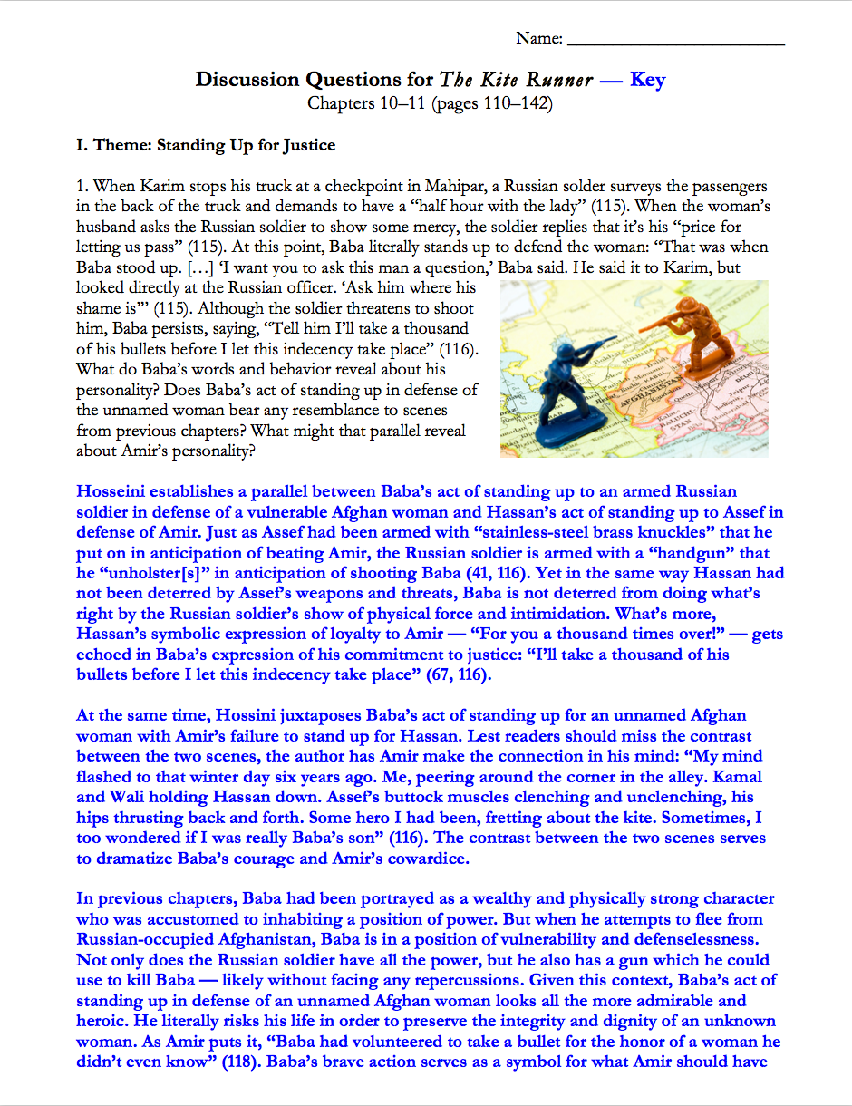 The Kite Runner by Khaled Hosseini | Complete Teaching Unit
