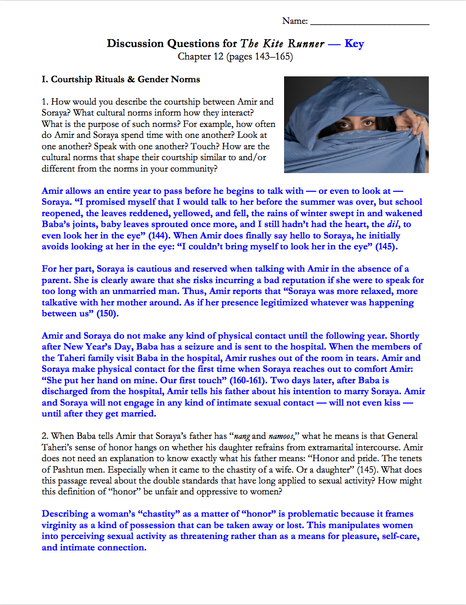 The Kite Runner by Khaled Hosseini | Complete Teaching Unit