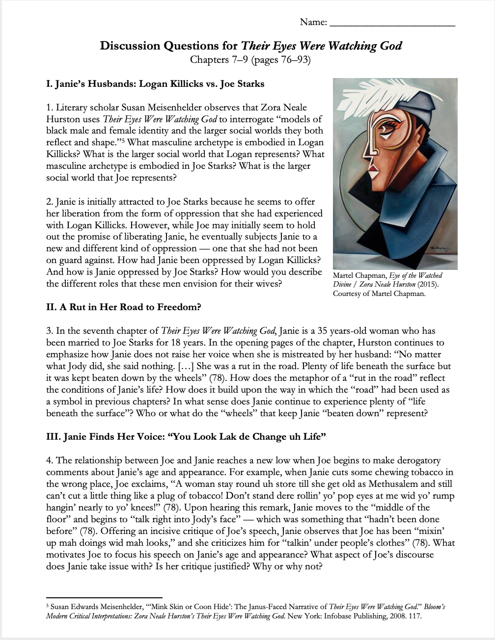 Their Eyes Were Watching God | Complete Teaching Unit