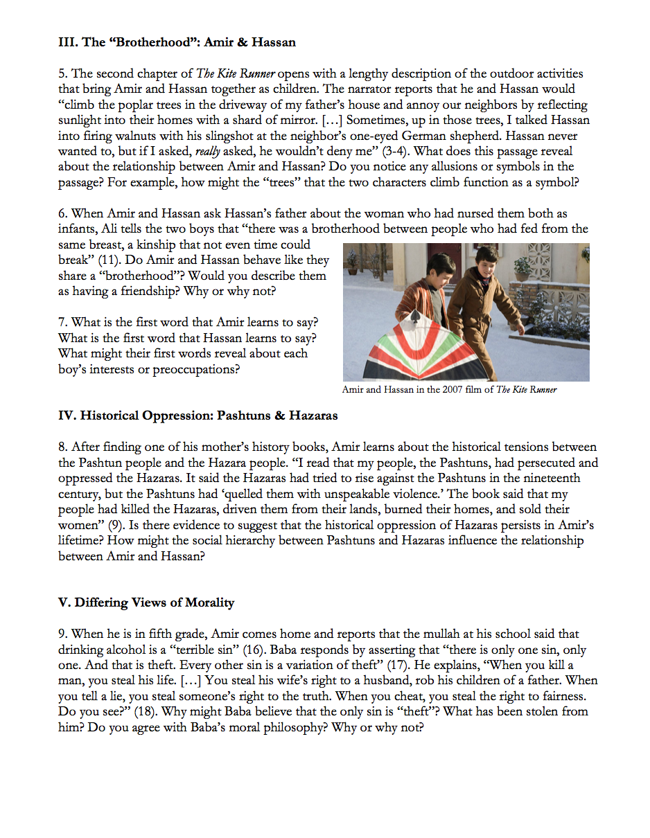The Kite Runner by Khaled Hosseini | Complete Teaching Unit