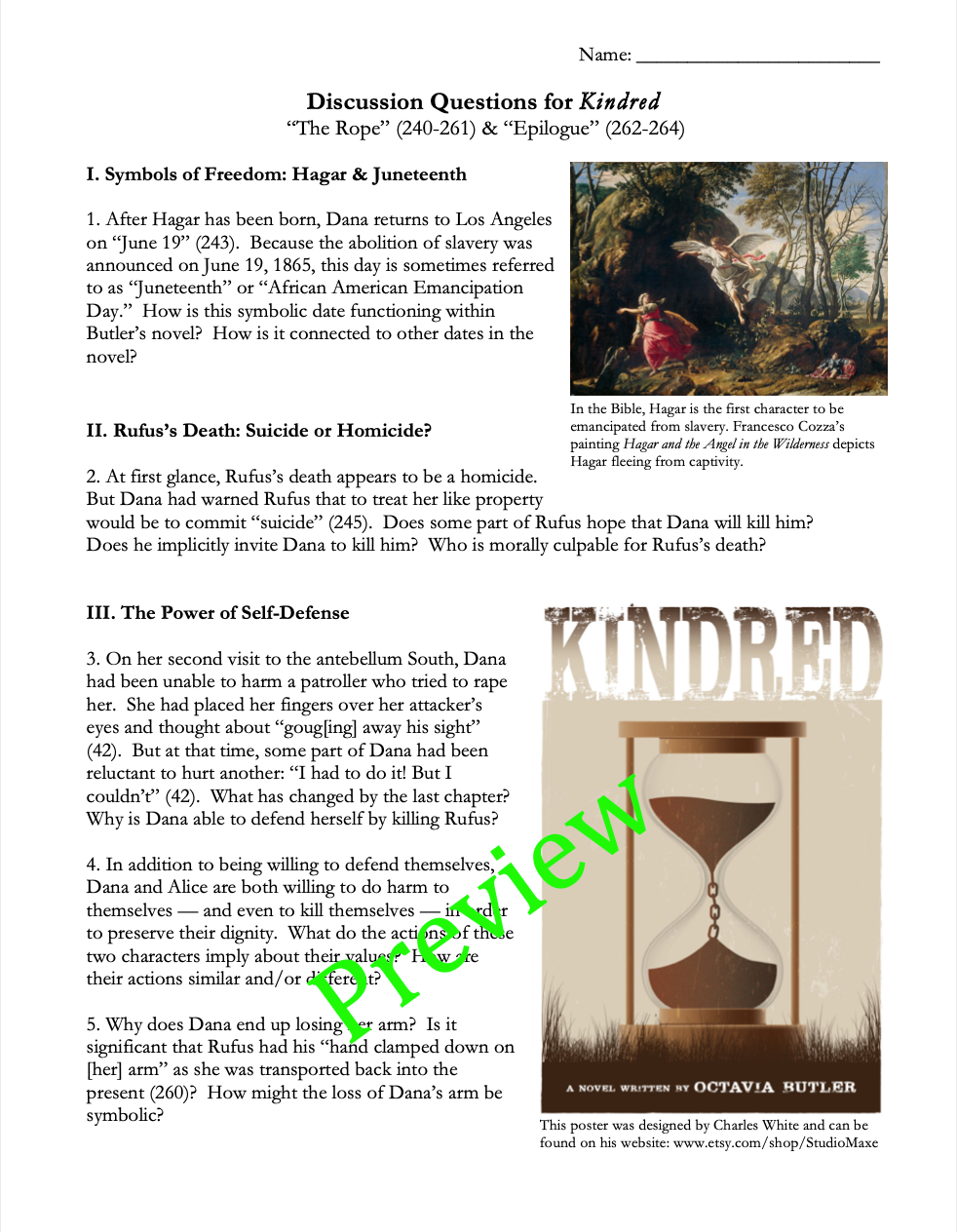 Kindred by Octavia Butler | Complete Teaching Unit