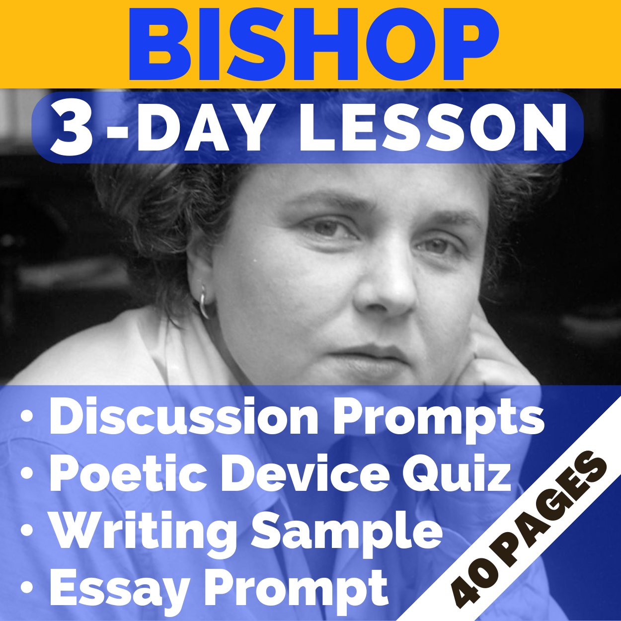 American Poetry Unit | Discussion Questions & Writing Assignments on 5 American Poets