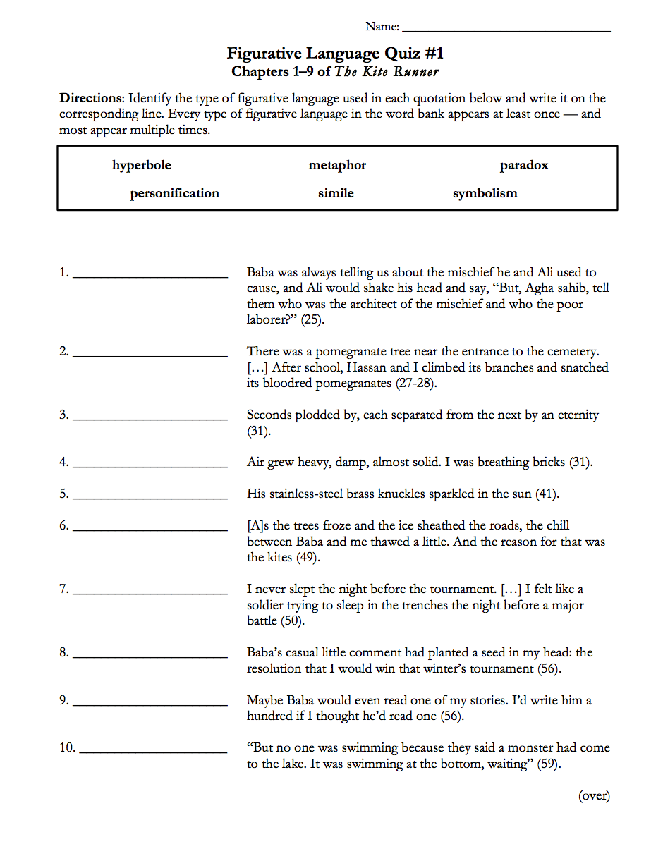 The Kite Runner by Khaled Hosseini | Complete Teaching Unit