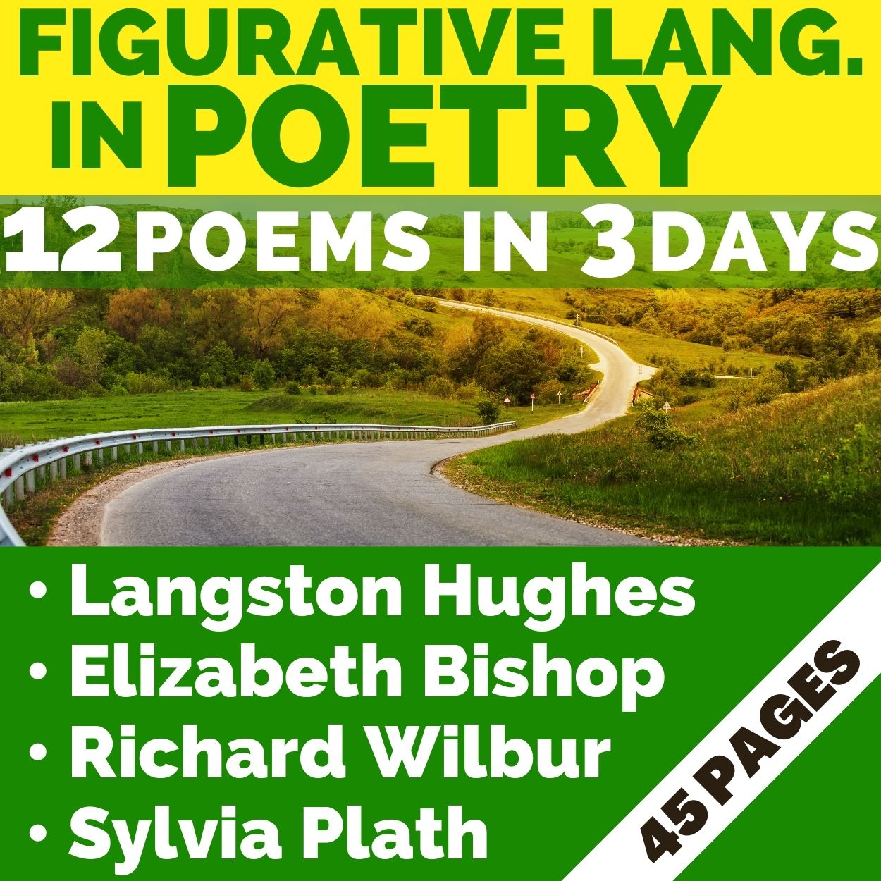 High School Poetry Unit: How to Analyze Poetic Imagery, Figurative Language, & More!
