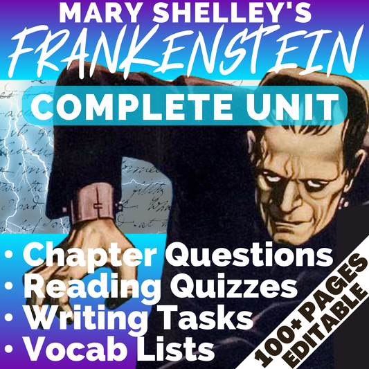 Frankenstein by Mary Shelley | Complete Teaching Unit