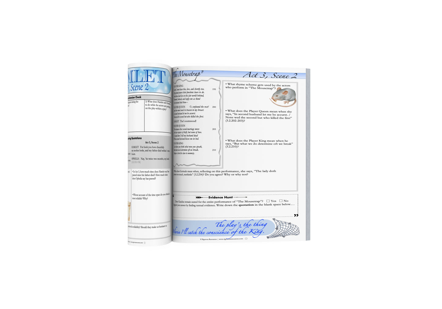 Hamlet | Complete Teaching Unit with Workbook & Answer Key