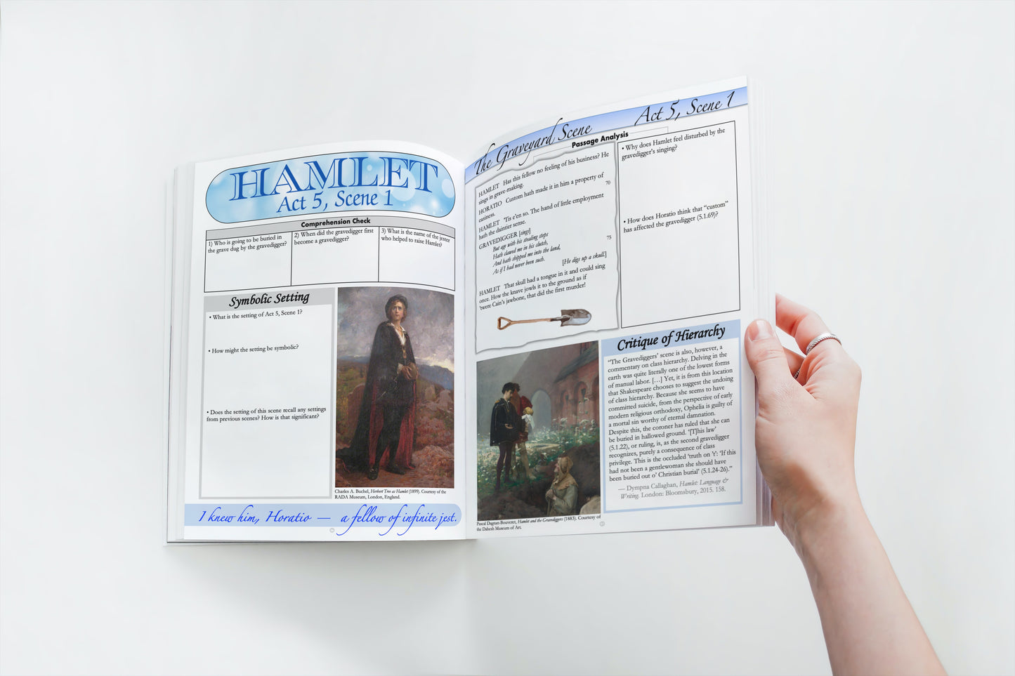 Hamlet | Complete Teaching Unit with Workbook & Answer Key