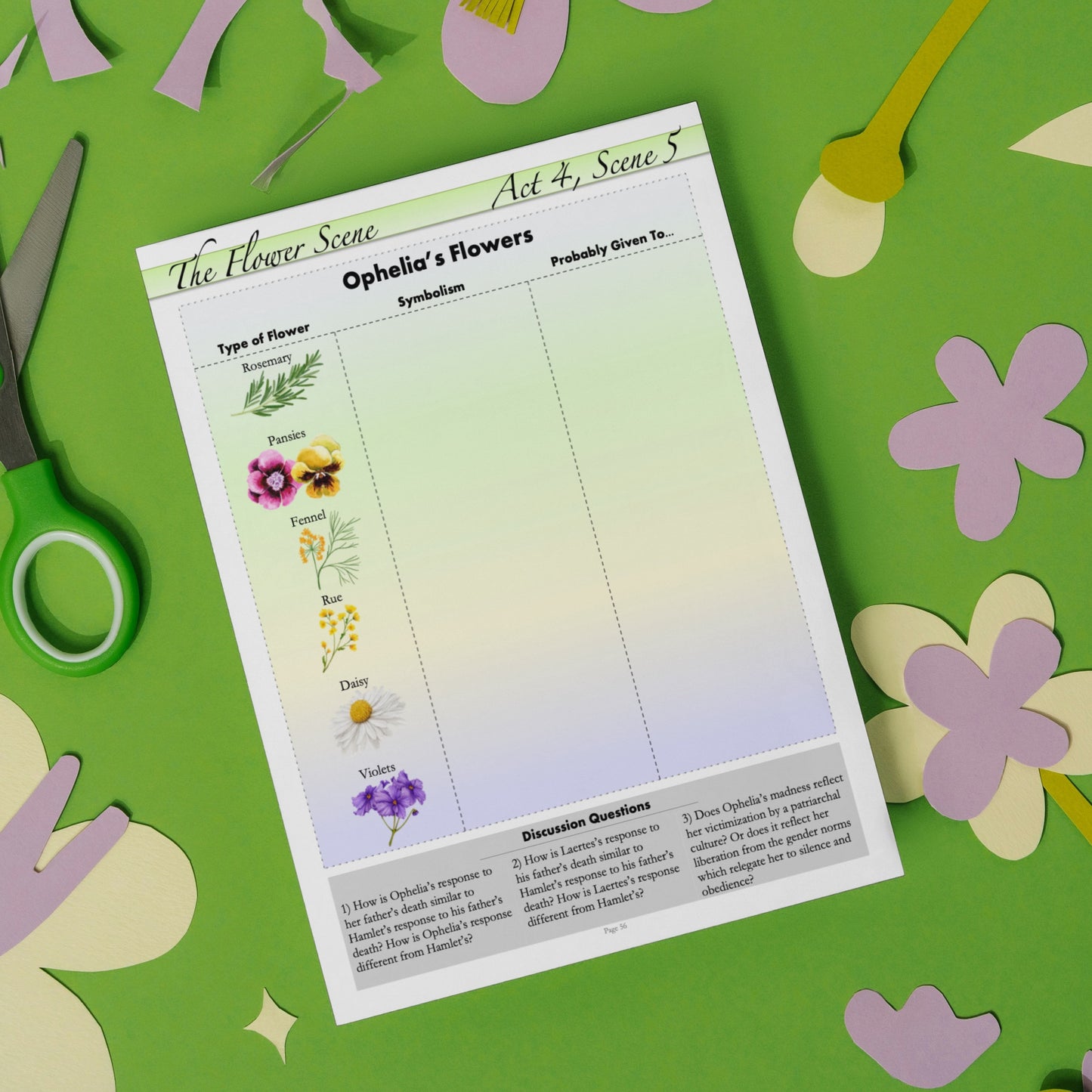Hamlet | Complete Teaching Unit with Workbook & Answer Key