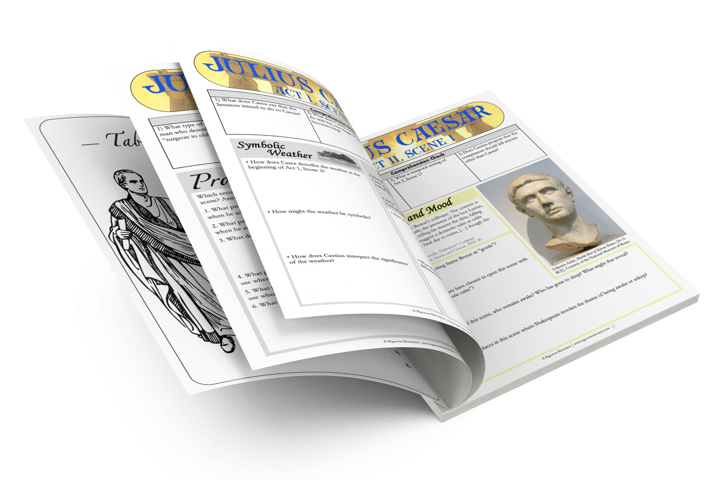 Julius Caesar | Complete Teaching Unit with Workbook & Answer Key