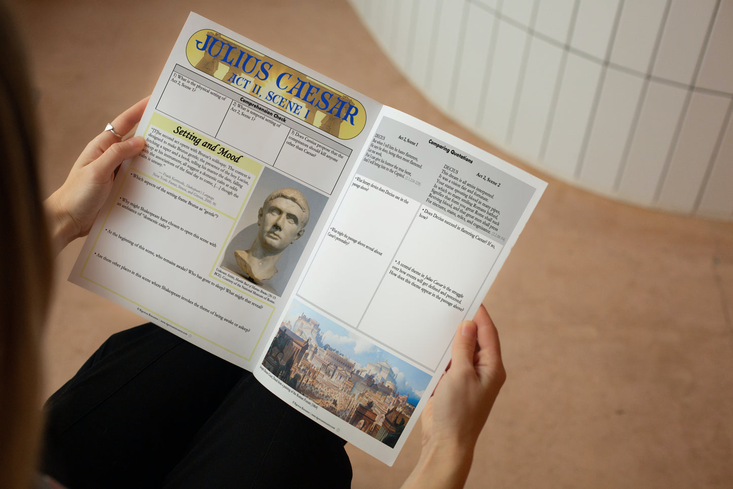 Julius Caesar | Complete Teaching Unit with Workbook & Answer Key
