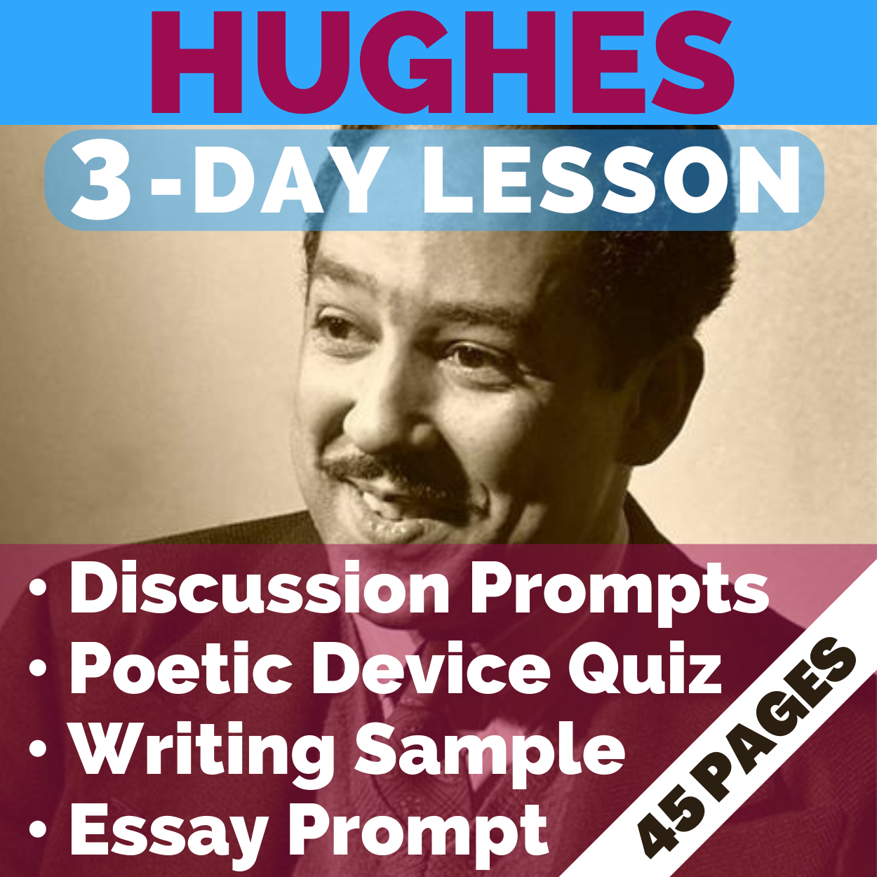 American Poetry Unit | Discussion Questions & Writing Assignments on 5 American Poets