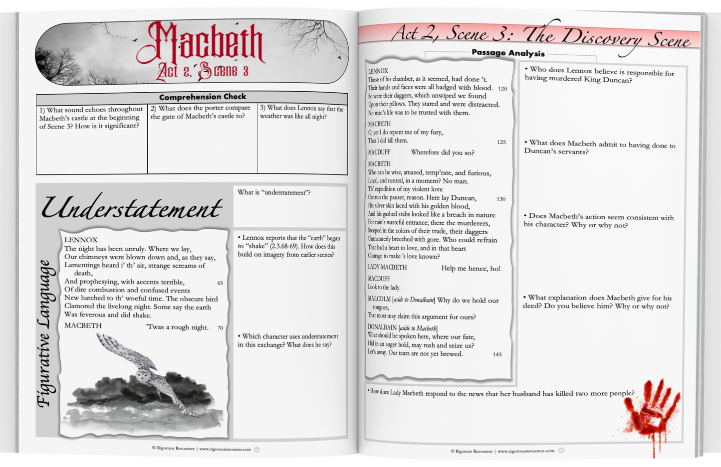 Macbeth | Complete Teaching Unit with Workbook & Answer Key