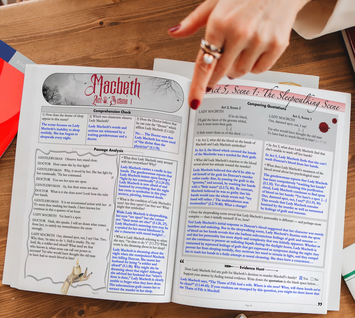 Macbeth | Complete Teaching Unit with Workbook & Answer Key