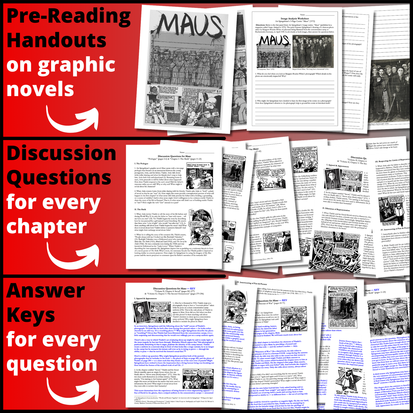 Maus by Art Spiegelman | Complete Teaching Unit