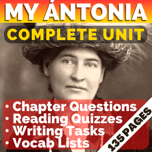 My Ántonia by Willa Cather | Complete Teaching Unit