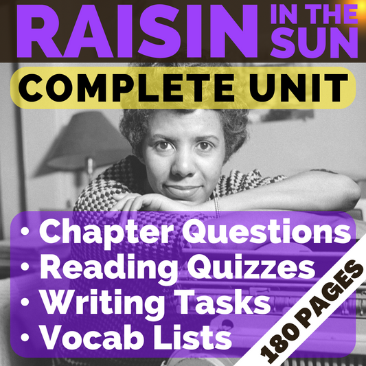 A Raisin in the Sun by Lorraine Hansberry | Complete Teaching Unit