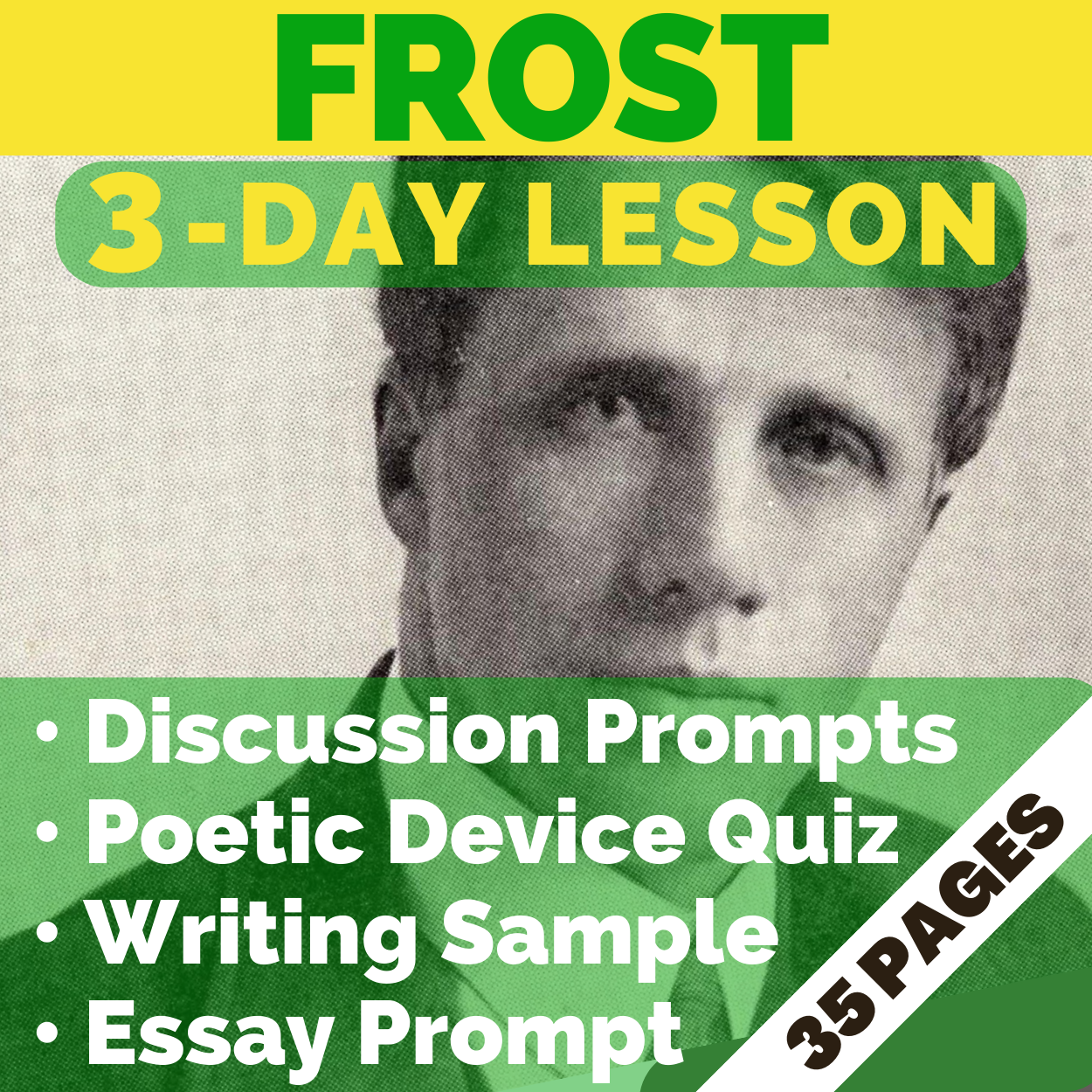 American Poetry Unit | Discussion Questions & Writing Assignments on 5 American Poets