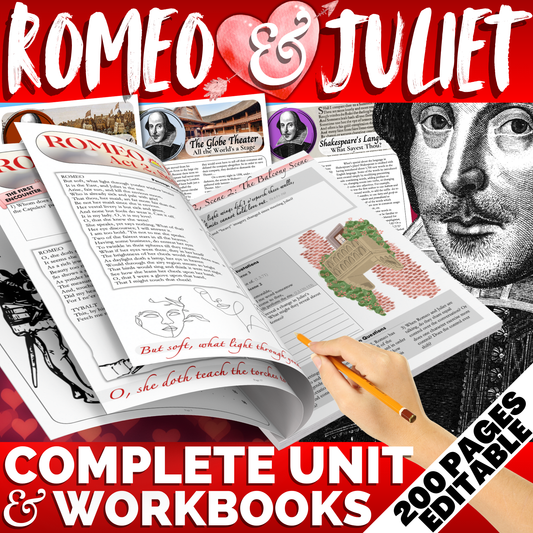 Romeo and Juliet | Complete Teaching Unit with Workbook & Answer Key