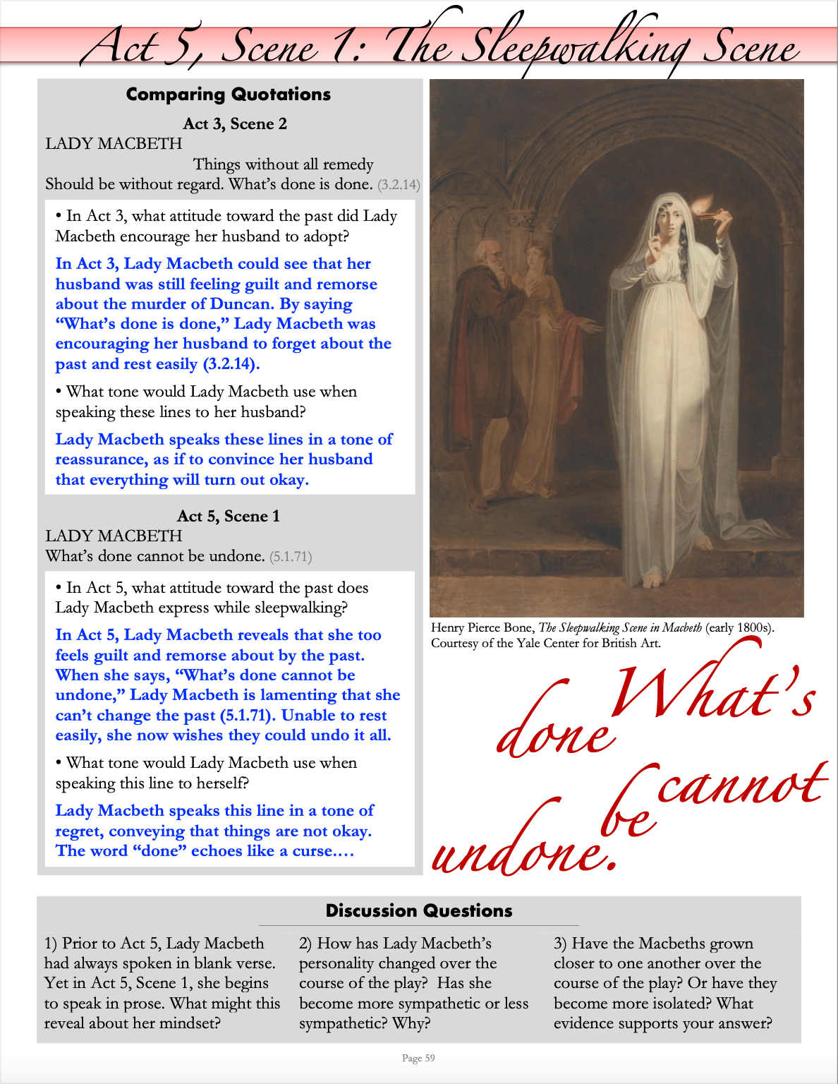 Macbeth | Complete Teaching Unit with Workbook & Answer Key