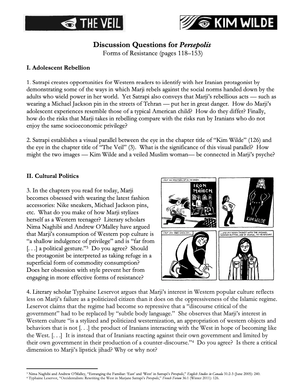 Persepolis by Marjane Satrapi | Complete Teaching Unit