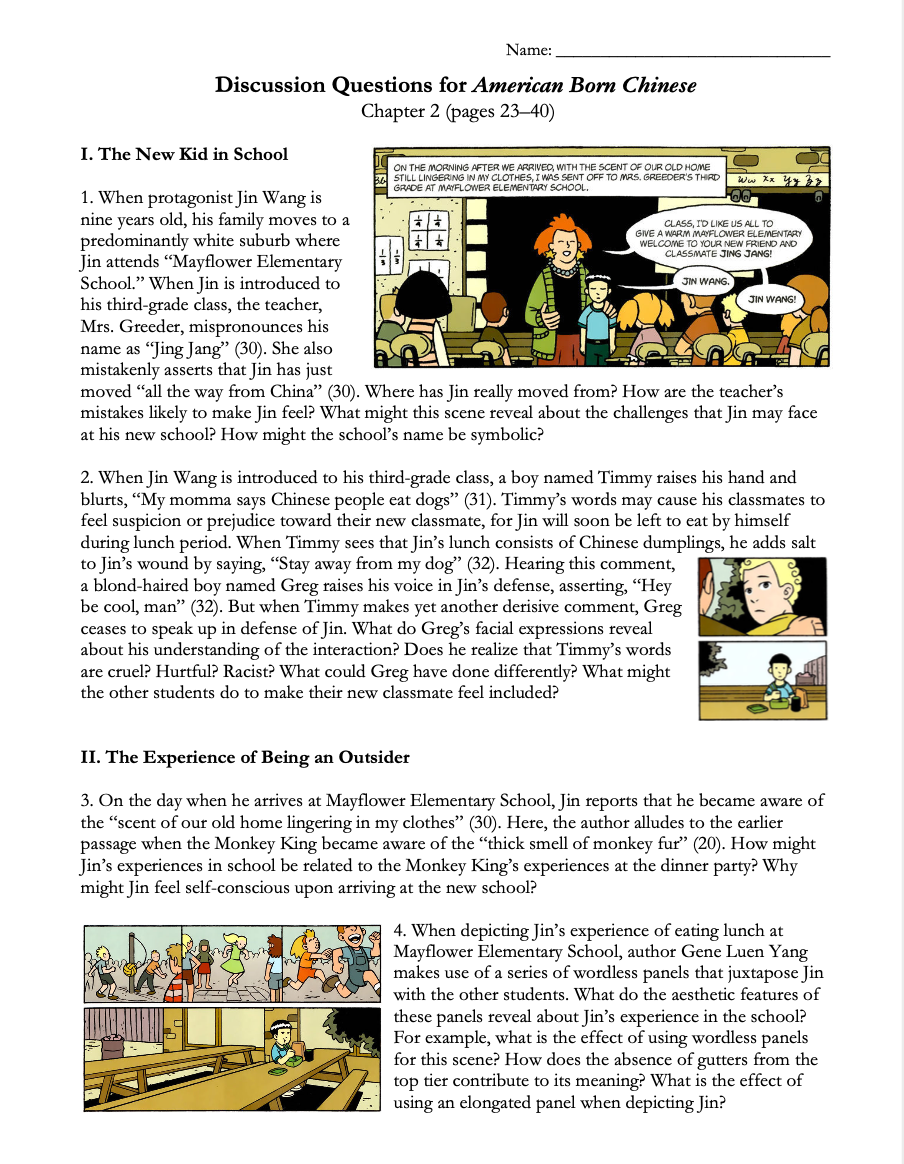 American Born Chinese by Gene Luen Yang | Complete Teaching Unit