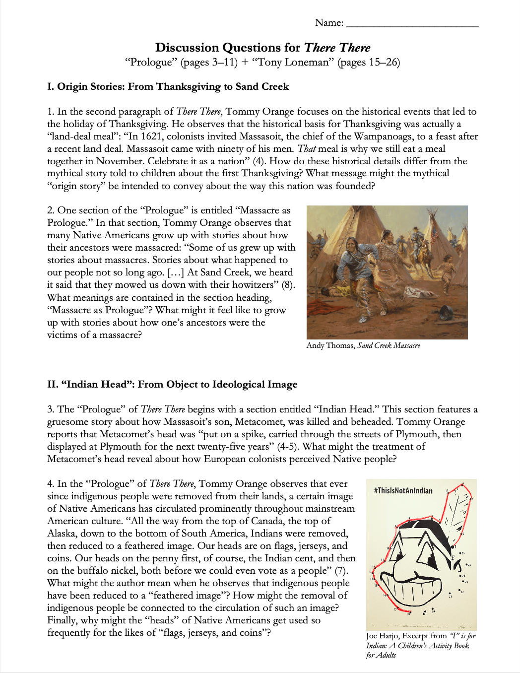 There There by Tommy Orange | Complete Teaching Unit