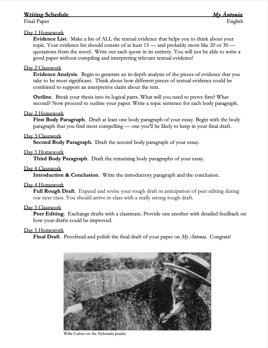 My Ántonia by Willa Cather | Complete Teaching Unit