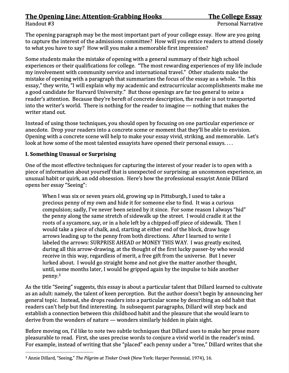 How to Write a College Essay: Personal Narrative Advice, Examples, Assignment, & Rubric