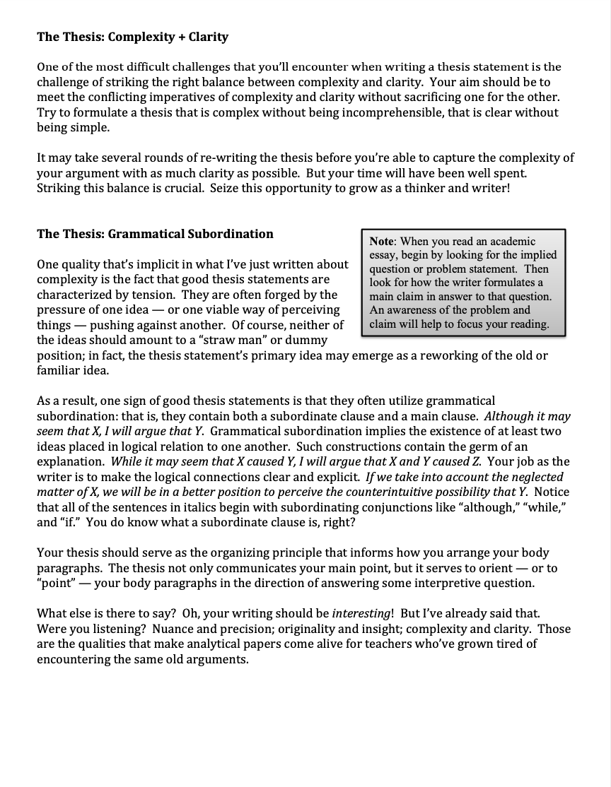 How to Write an Analytical Paper on Literature: Writing Advice and Examples for the Hook, Thesis, & Body Paragraphs