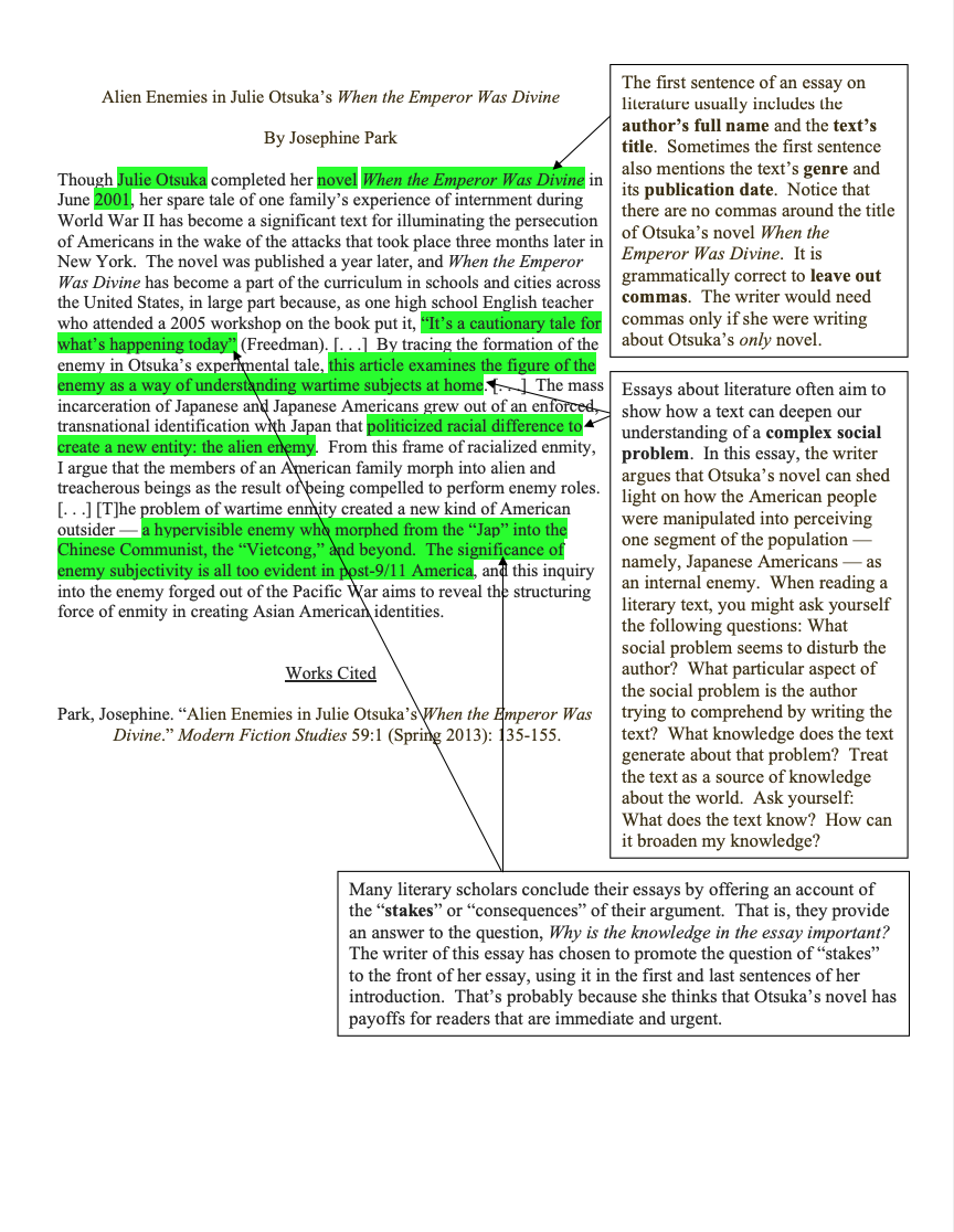 How to Write an Analytical Paper on Literature: Writing Advice and Examples for the Hook, Thesis, & Body Paragraphs