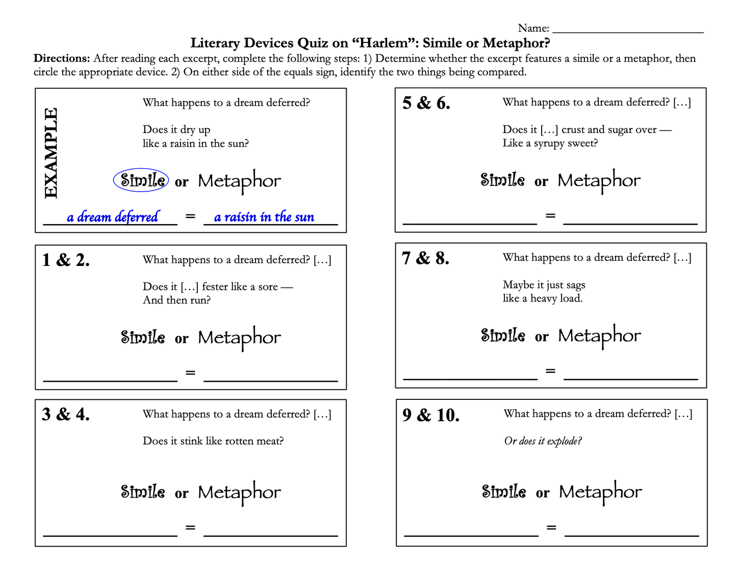 American Poetry Unit | Discussion Questions & Writing Assignments on 5 American Poets