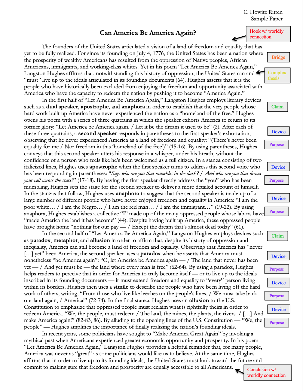 American Poetry Unit | Discussion Questions & Writing Assignments on 5 American Poets