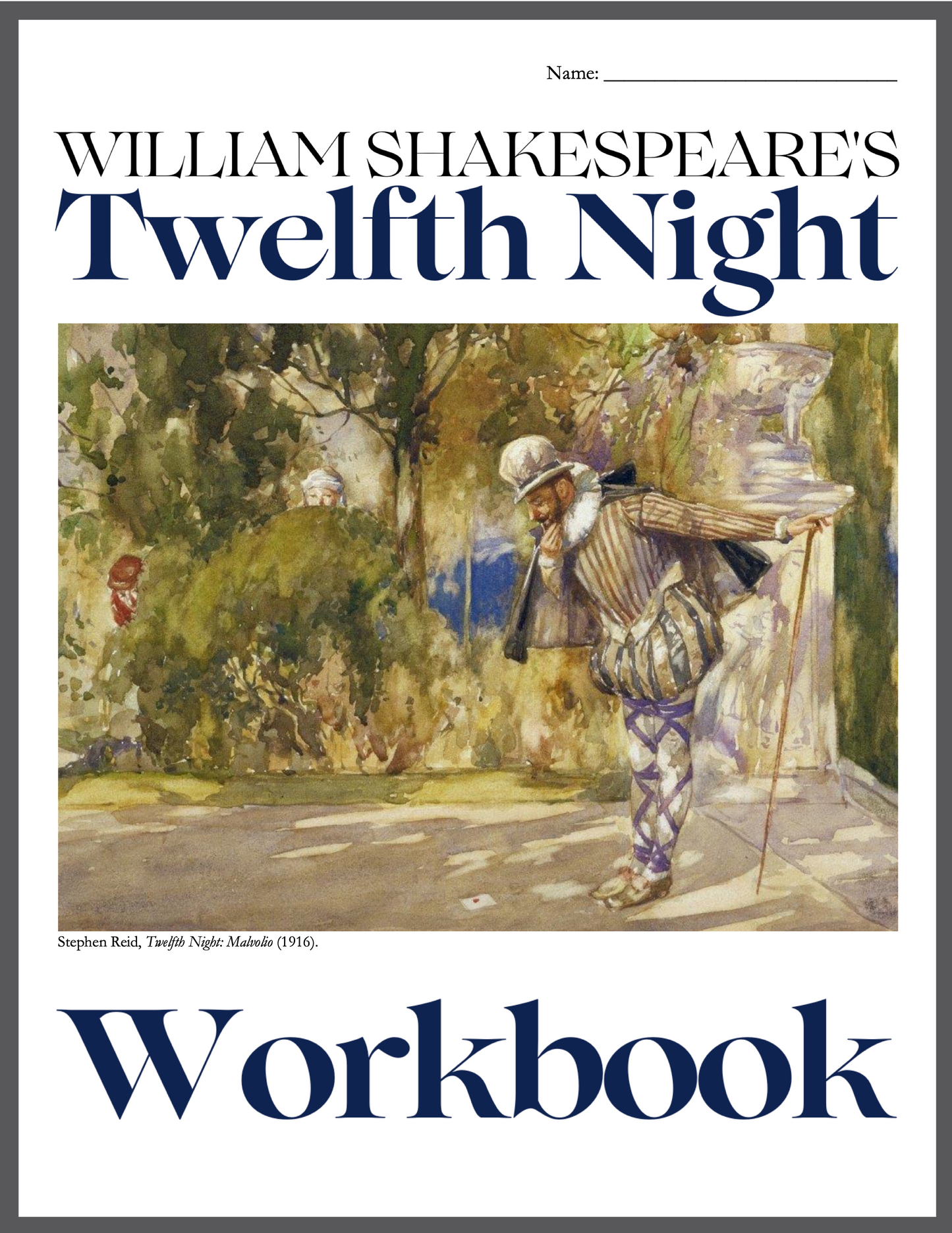 Twelfth Night by William Shakespeare | Complete Teaching Unit with Workbook & Answer Key