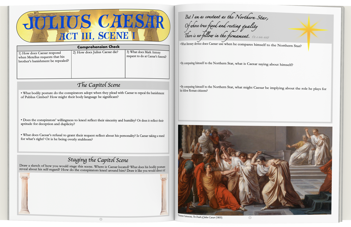 Julius Caesar | Complete Teaching Unit with Workbook & Answer Key