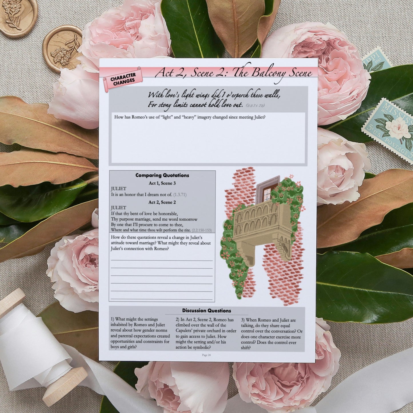 Romeo and Juliet | Complete Teaching Unit with Workbook & Answer Key