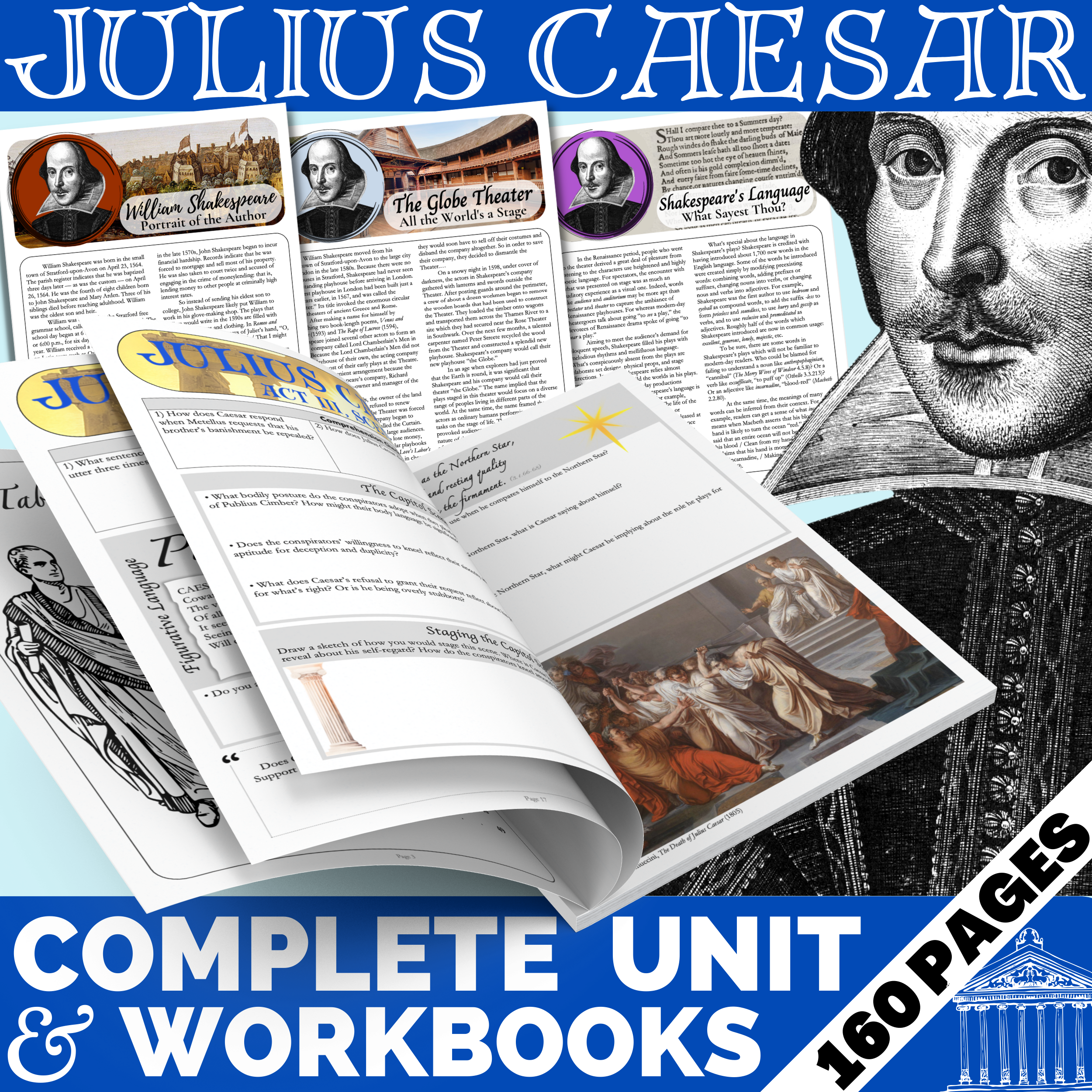 Julius Caesar | Complete Teaching Unit With Workbook & Answer Key ...