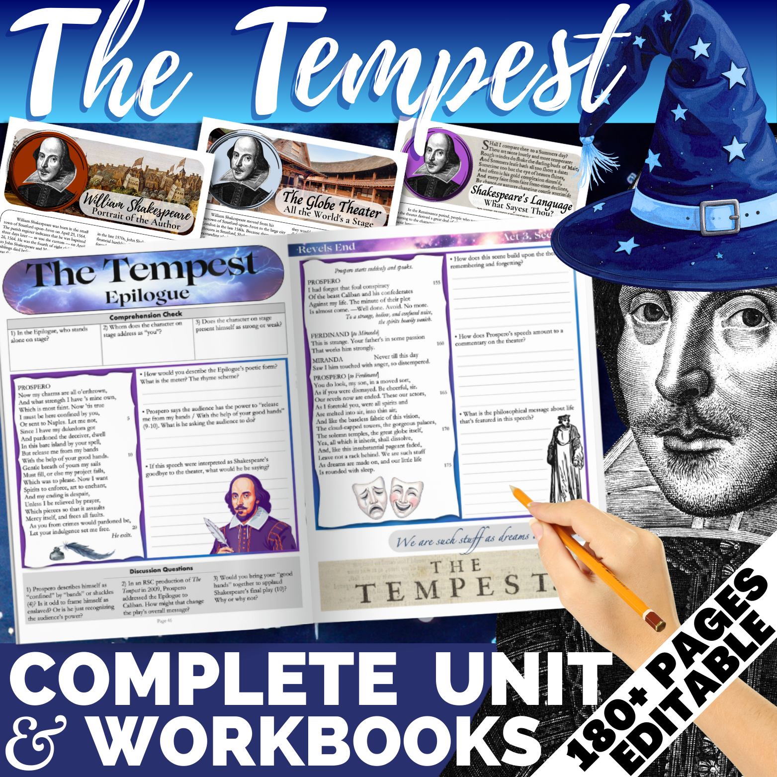 The Tempest | Complete Teaching Unit with Workbook & Answer Key ...