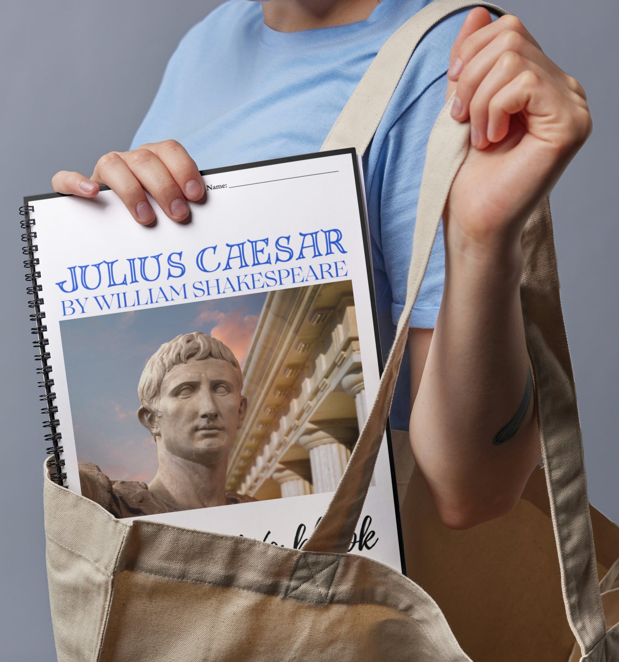 Teaching unit: Julius Caesar workbook guide.