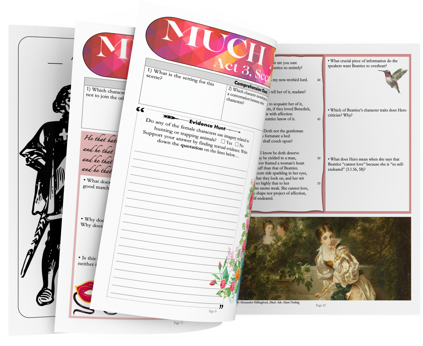 Much Ado About Nothing | Complete Teaching Unit with Workbook & Answer Key