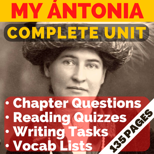 My Ántonia by Willa Cather | Complete Teaching Unit