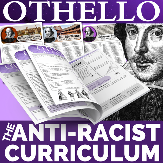 Othello by William Shakespeare | Complete Teaching Unit with Workbook & Answer Key