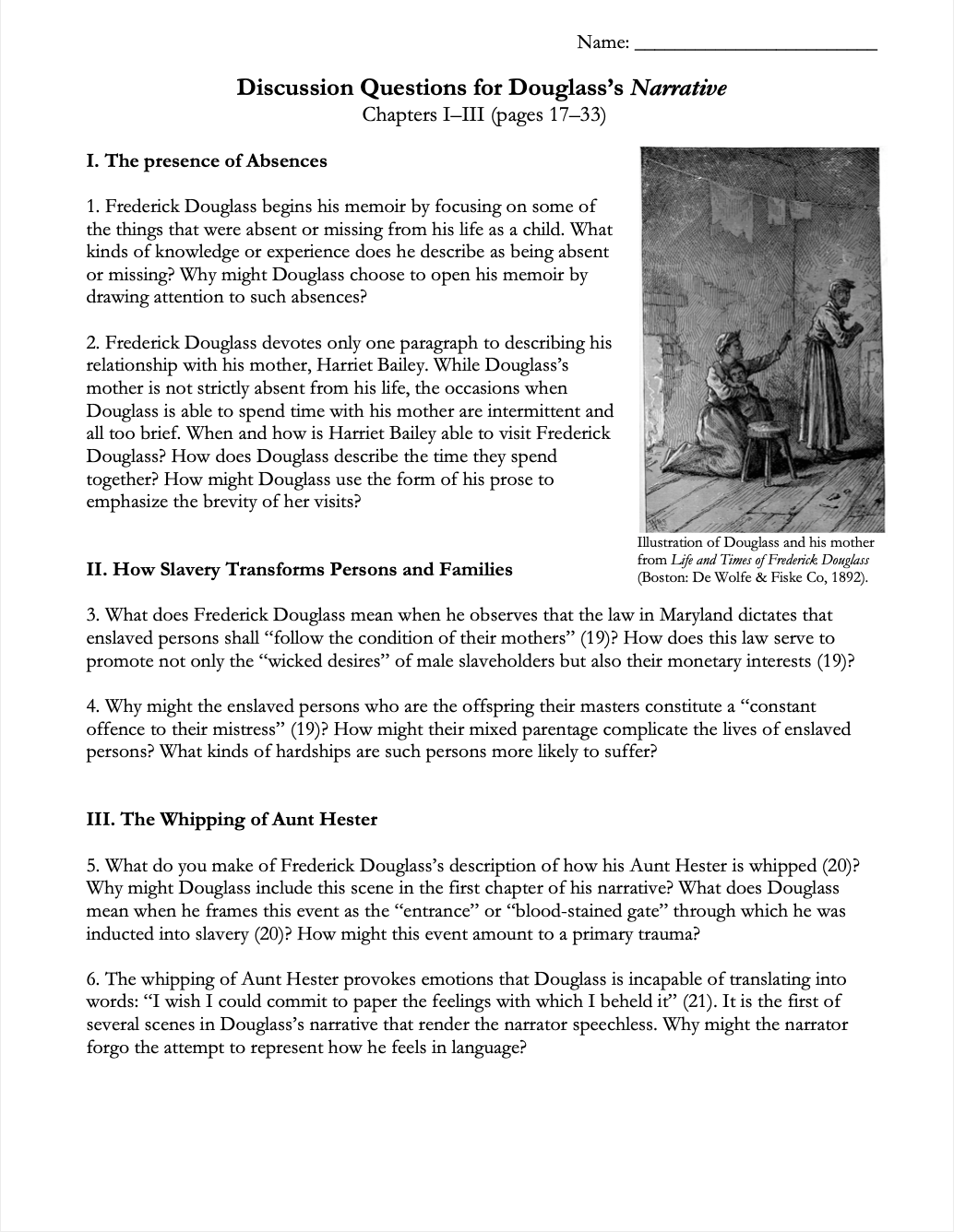 Narrative of the Life of Frederick Douglass | Complete Teaching