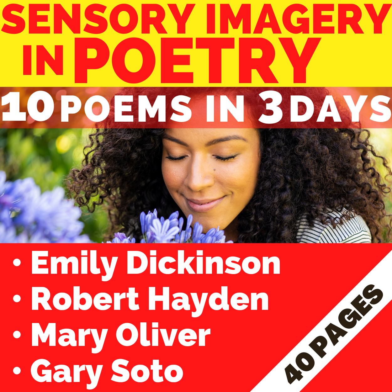 High School Poetry Unit: How to Analyze Poetic Imagery, Figurative Language, & More!