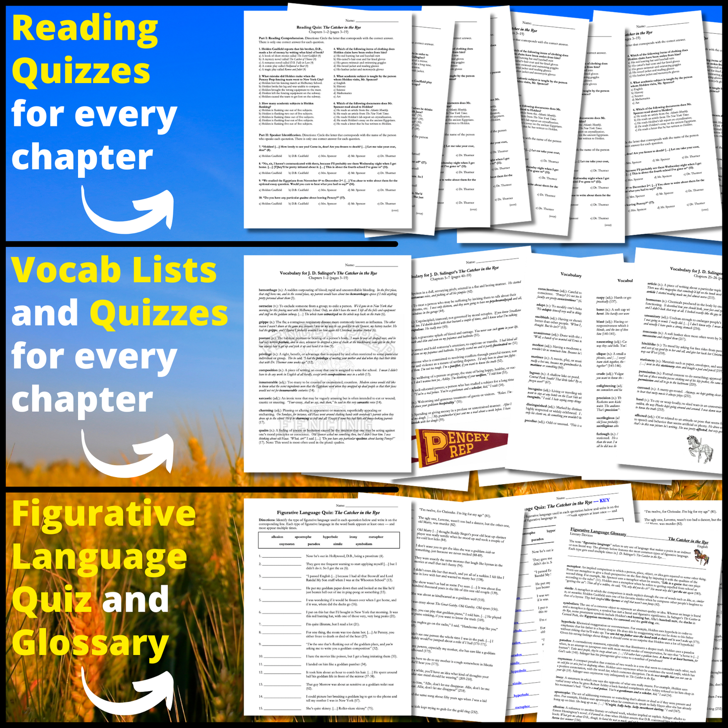 Catcher in the Rye by J. D. Salinger | Complete Teaching Unit