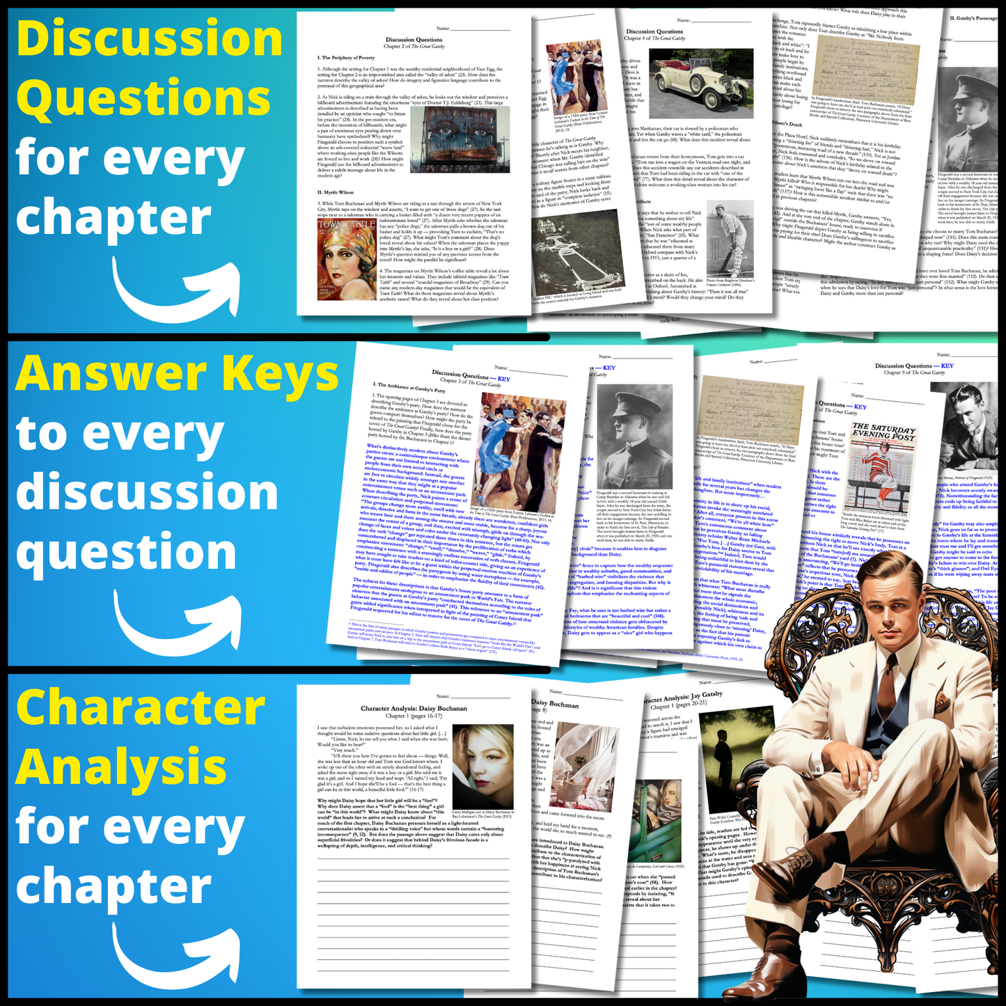 The Great Gatsby by F. Scott Fitzgerald | Complete Teaching Unit